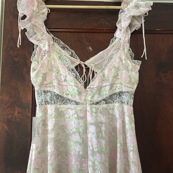 For Love And Lemons Fallen Roses romantic maxi dress - Picture 3 of 8